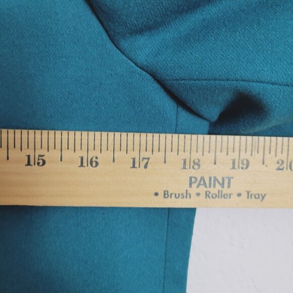 Vtg Pendleton Teal Suit Blazer Sz 10 Fall Winter Wool Single Breasted Wool Mark - Picture 6 of 10